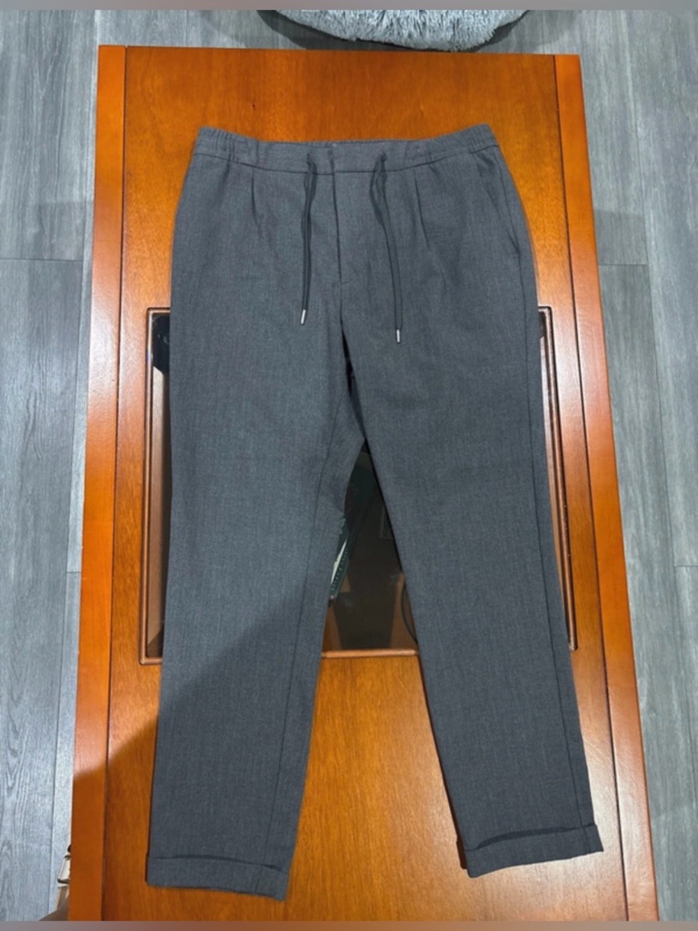H&M Grey Slim-Fit Tailored-look Joggers